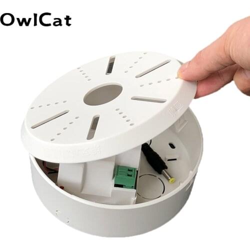 OwlCat CCTV Video Surveillance Dome Camera Ceiling Mount Bracket with DC12V2A Power adapter