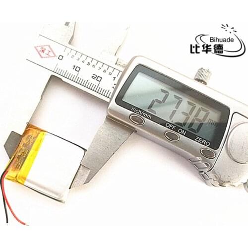 1pcs 3.7V 280mAh 502527 Lithium Polymer Li-Po Rechargeable Battery For DIY Mp3 GPS