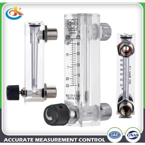 LZM-8T Acrylic Liquid float flow meter Water highly sensitive regulator Air Flowmeter Gas rotameter