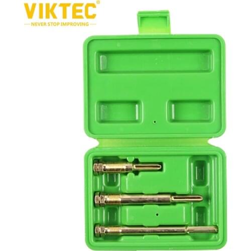 VT13758 Glow Plug Reamer Set M10 & M12 Threads 1pc M10 2pcs M12 Engine Tool Kit