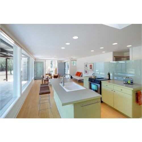 2017 new design kitchen cabinets white color modern high gloss lacquer kitchen furnitures L1606049