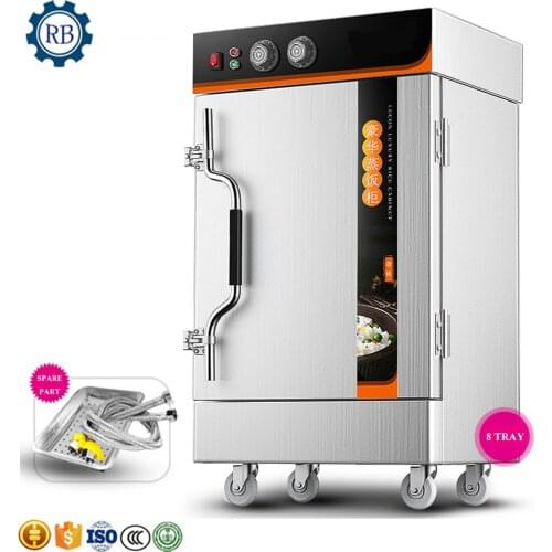 New Condition Stainless Steel Rice Steamer Cabinet Machine Restaurant Kitchen Equipment Food Steamed Cooker Cabinet Machine