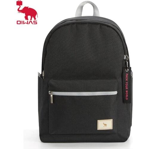 Oiwas Casual Shoulder Bag Female College Students Backpack Middle School Student Fashion Womens Lightweight Male Teens Backpack