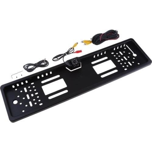 Premium 170 Degrees EU License Frame Rear Camera Vehicle Rearview Backup Cameras Night Vision 8LED For Car Truck