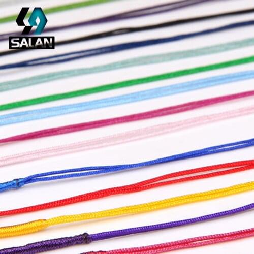 Spot direct polyester tassel clothing ear ear DIY hand key chain bag tassel ring active coil accessories