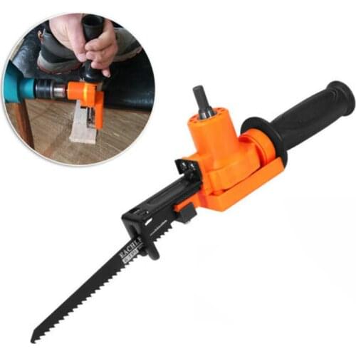 Reciprocating Saw Attachment Adapter Change Electric Drill Into Reciprocating Saw for Wood Metal Woodworking Cutting Power Tool