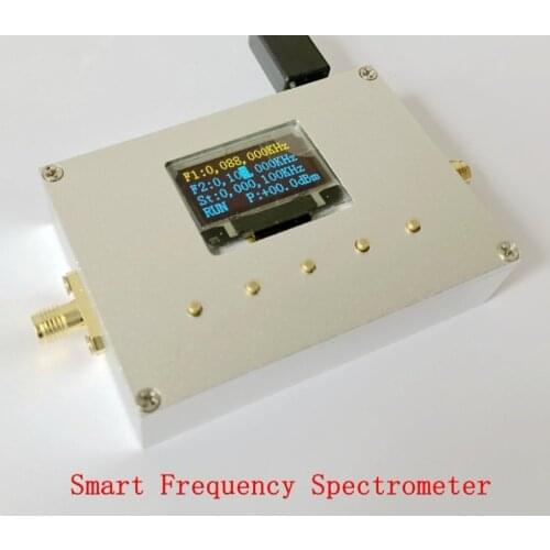 Spectrum Analyzer Audio USB Smart Frequency Spectrometer Tester 10-6000MHz With RF Source Digital Power Meter Bluetooth WIFI