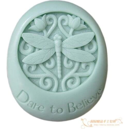 Dragonfly Silicone Soap mold Handmade 3d silicone mould DIY Craft molds S137