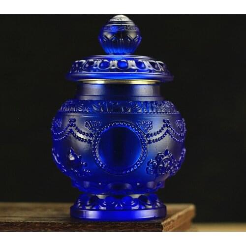 13cm Tibetan Tranic Supplies,Resin Eight Auspicious Symbol Ruyi Lucky Decorate Treasured Bottle