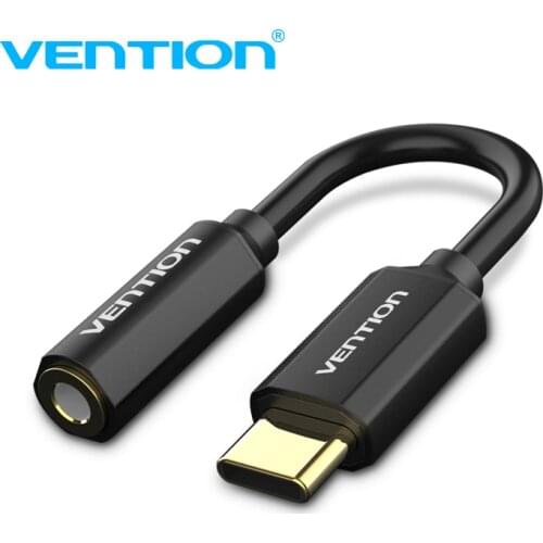 Vention USB Type C to 3.5mm Earphone Adapter USB-C male to 3.5 AUX audio female Jack for Xiaomi 6 Mi6 MIX 2 Huawei Mate10 P20