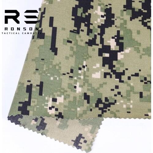 [Military Quality] 500D Nylon Liftable Waterproof PU Coated Luggage Fabric AOR2 Green Camouflage