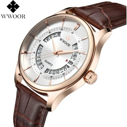 WWOOR Brand Sports Watches Men Luxury Army Military Men Watches Clock Male Quartz Watch Relogio Masculino horloges mannen saat