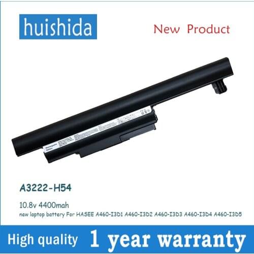 10.8V 4400mAh A3222-H54 New Laptop battery for HASEE A460-T45 D2/A460-I3D2/A460-I5D2 A460-P60/A460-T35 D1 series