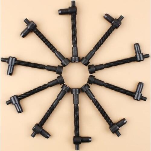 10Pcs/lot Adjuster Tensioner Screw For Husqvarna 268 272 281 288 61 162 266 181 Jonsered 625 630 670 Chainsaw 530537101