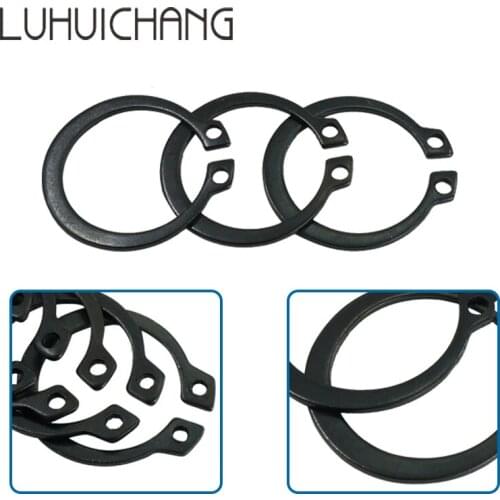 LUCHANG 10PCS Shaft With A Ring Outside Card Card Spring C-type Retaining Ring External Retaining Circlip Ring Shaft Bearing