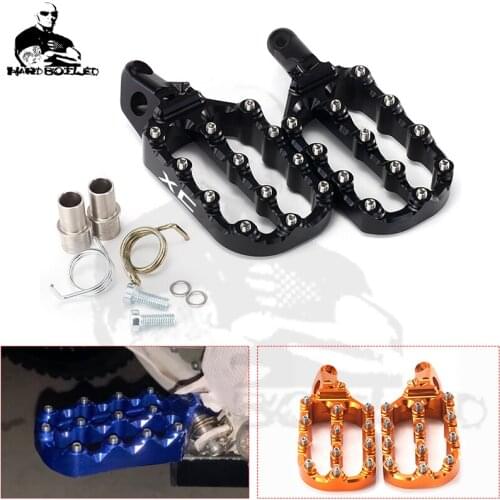 150XC 300XC Accessories Motorcycle CNC FootRest Footpegs Foot Pegs Pedals For KTM 150-300 XC 150 300 XC 2017 2018 2019