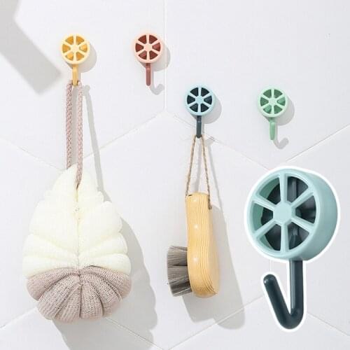 5 Pcs Wall Hanging Hook Lemon Sticky Hooks for Bathroom Kitchen Self Adhesive Wall Hanger Punch Free Towel Holders Home Decor
