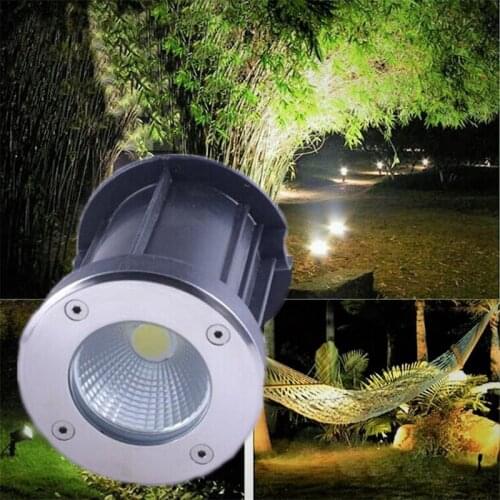 8pcs 10W 15W COB LED Underground Light AC85-265V DC12V Recessed Buried Lamp Piazza Park Floor Path Garden Landscape Spotlight
