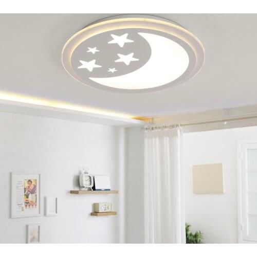 Acrylic Modern star moon led ceiling lights for living room bedroom dining room home ceiling lamp lighting light fixtures