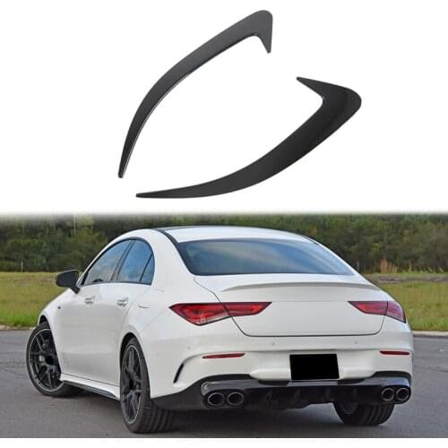 Car Rear Bumper Spoiler Side Wing Canard for Benz CLA Class C118 CLA200 CLA220 CLA250 CLA45 AMG 2020