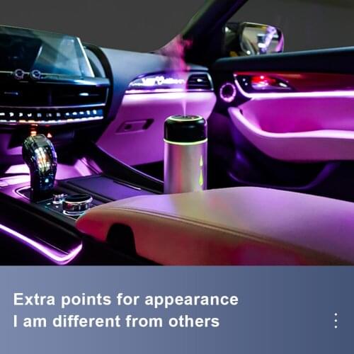 Car Humidifier Air Purifier Starry Sky Light Projector USB Portable Humidifier Air Atomization Essential Oil Aromatherapy Diffus