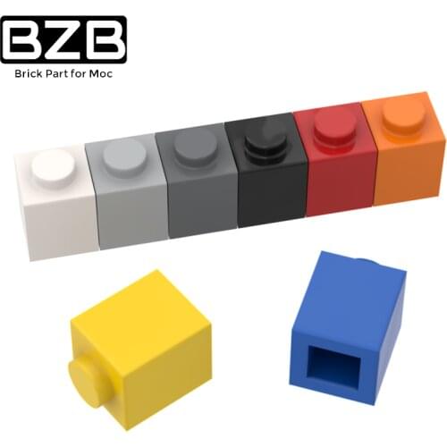 10Pcs DIY Building Blocks Thick Figures Bricks 1x1 Dots Educational Creative Size Compatible With lego Plastic Toys for Children