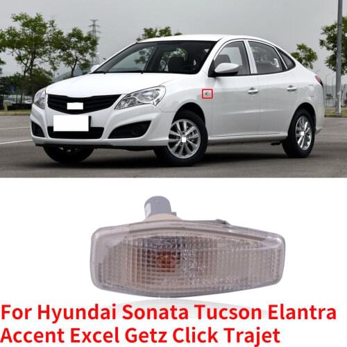 CAPQX For Hyundai Sonata Tucson Elantra Accent Excel Getz Click Trajet Side Fender Flashing Light Coner Maker Turn Signal lamp
