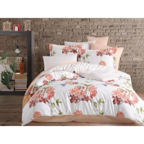 Double Ranforce %100 Cotton Duvet Cover Set 6Pieces Double Sided Quilt Cover Pillowcase Bed Sheet/Bedspread Home Textile Spring