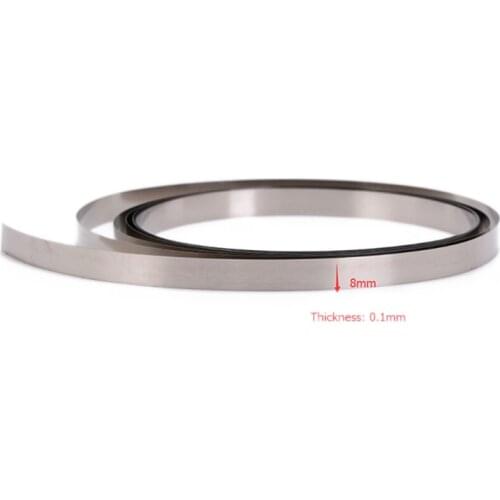 2M 8mm 0.1/0.12/0.15 Nickel Plated Strip Tape For Li 18650 Battery Spot Welding Compatible For Spot Welder Machine
