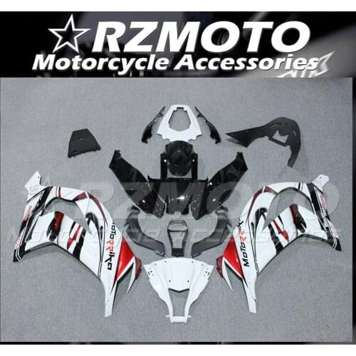 Injection Mold New ABS Whole Fairings Kit Fit for Kawasaki Ninja ZX-10R 2011 2012 2013 2014 2015 10R 11 12 13 14 15 Cool white