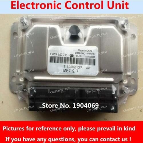 Engine Computer Board F01R007711 F01RB07711 T11-3605010FA M7.9.7 ECU F01R00DD53 F01RB0DD53 T11-3605010GA For Chery Tiggo Car