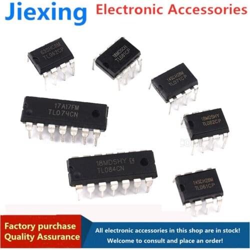 10/20pcs TL061 062 071 072 074 081 082 084CN/CP in-line op amp chip DIP8/14/16