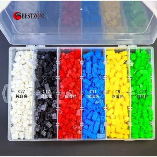 6 Color 2700 Pcs Box Packed 8*8mm Mini Diamond Building Blocks Micro DIY Creative Bricks