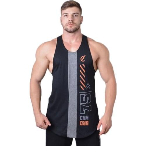 Men Gym Tank Top Fitness Top Tees Workout Sleeveless Shirt Underwear Stringer Tank Tops Bodybuilding