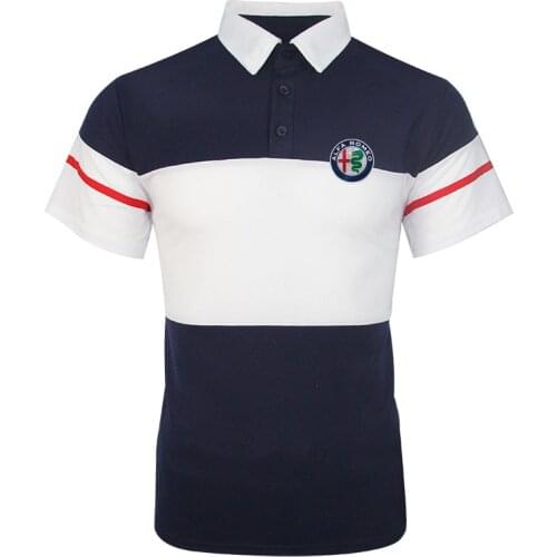 2021 New Men stitching T-shirtMens Alfa Romeo Custom Comfortable Print Harajuku Fashion Slim Fit Tops Sweatshirts T-shirts