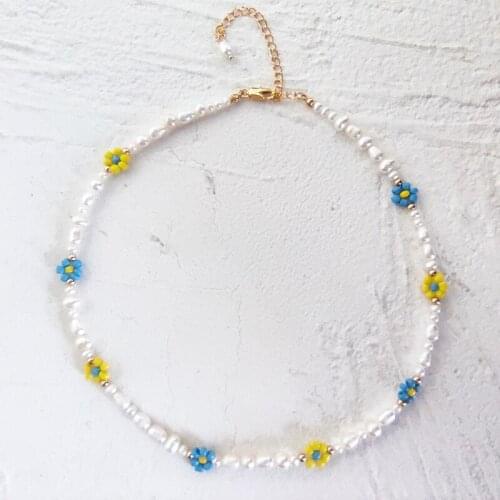 Baroque pearl necklace female cartoon ins clavicle chain temperament simple natural freshwater pearl choker neck chain bracelet