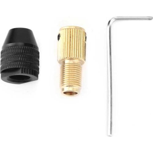 Electric Drill Chuck Miniature Self-Tightening Chuck Mini Electric Drill Accessories 0.3-3.4mm