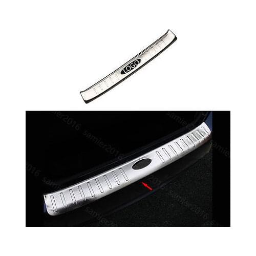 Stainless Pad Fit For Honda Civic 16-17 Rear Truck Guard Outer Cover Trim Plate