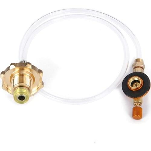 Outdoor Gas Stove Camping Stove Propane Refill Adapter Burner Flat Cylinder Tank Coupler Bottle Adapter Save Durable