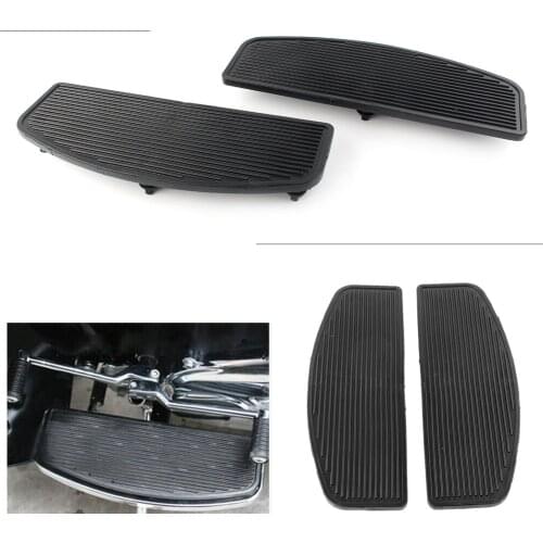 Motorcycle Rider Insert Footboard Footrest Foot Rest For Harley Touring 1986-19 2012+ Dyna FLD & 1986-later FL Softail