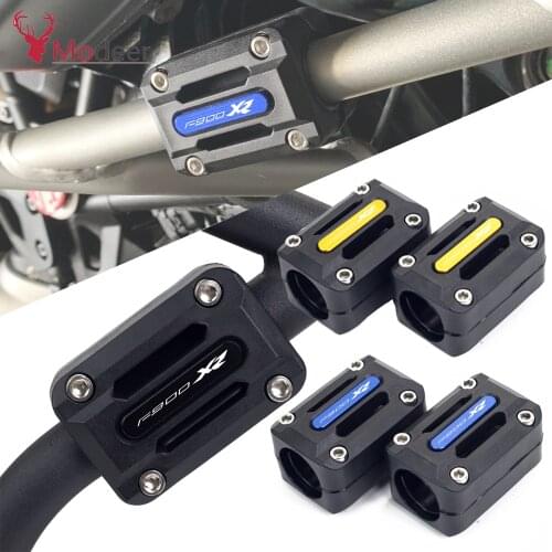 Motorcycle Bumper Cover Protection Block F900XR Engine Crash bar Decorative Guard Frame Slider Protect For BMW F900 XR 2020 2021