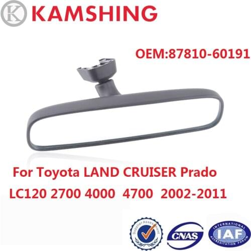 CAPQX For Toyota LAND CRUISER Prado LC120 2700 4000 4700 2002-11Car Inner Rear View Mirror Reflector Rearview Mirror 87810-60191