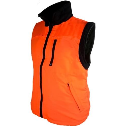 Vest sleeveless reversible microfleece antipilling boar hunting Snow Mountain