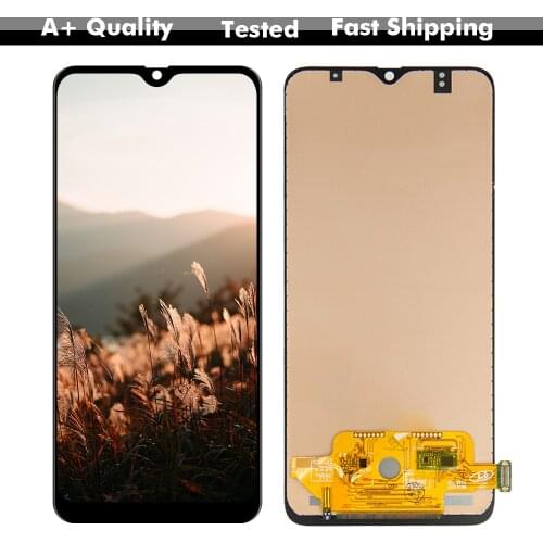 For SAMSUNG Galaxy A70 2019 SM-A705FN/DS A705 A705GM A705F LCD Display Screen Touch Digitizer Assembly Replacement + Frame