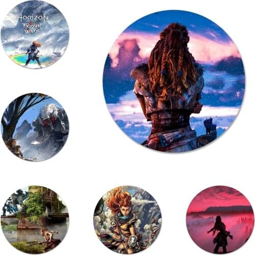 Horizon Zero Dawn Icons Pins Badge Decoration Brooches Metal Badges For Clothes Backpack Decoration 58mm