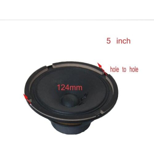 1pc 5 inch Full range Paper Cone Speaker Hifi System 20w 16 Ohm Guitar DIY KTV Box Accessories Hi End