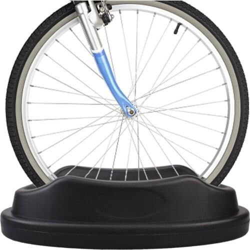 1 Piece Black Bike Holder Indoor Training Front Wheel Fixing Frame Bicycle Riding Platform Accessories Bike Riser Packing Racks
