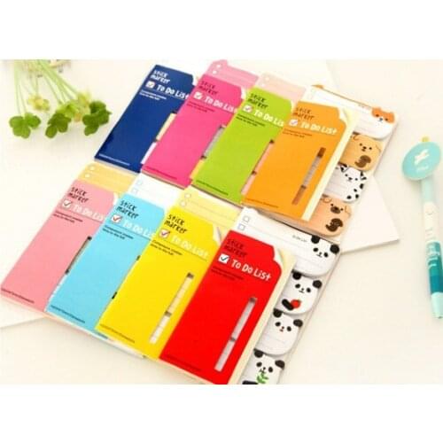 1pcs/lot New Korea sweet Candy colour Animal design Notepad DIY Multifunction sticky note Memo message post