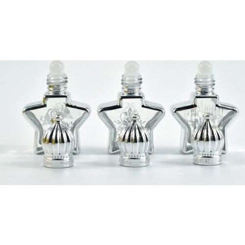 10/30/50pcs 8ml Clear Glass Roll On Bottle Empty Vials with Glass Roller Ball for Essential Oils Perfume Aromatherapy