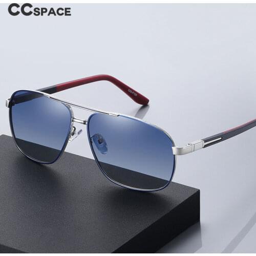 46883 Pilot Polarized Sunglasses Men Women Fashion Spring Leg Shades UV400 Vintage Glasses Printable Logo